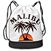 Produktbild FShopNow Rucksack mit Kordelzug Anime Drawstring Backpack Malibu Rum Print Travel Sport Yoga Gym Sack Bag Outdoor Bundle Backpack Laptop Bag Beach Rucksack for Men/Women