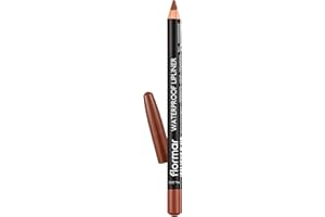 Flormar Waterproof Lipliner – Matita Labbra Lunga Durata per Contorno Preciso – Texture Cremosa Anti-Sbavature – Per Tutti i Toni di Pelle – Matita Labbra Naturale Lunga Tenuta, 243 Hot Cocoa