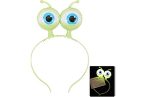 O-Kinee Disco Haarreifen,Alien Haarschmuck,Discokugel Glitzereffekt Stirnband,Karneval FaschingsHeadwear für 70er 80er Jahre Disco Kostümparty Bekleidung Halloween