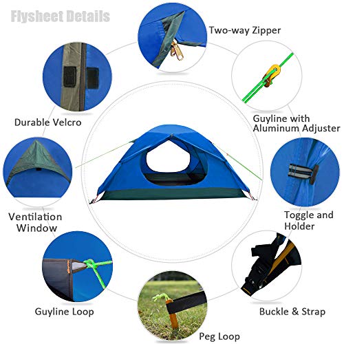 GEERTOP, 3 Personen 3 Jahreszeiten Kuppelzelt - 2