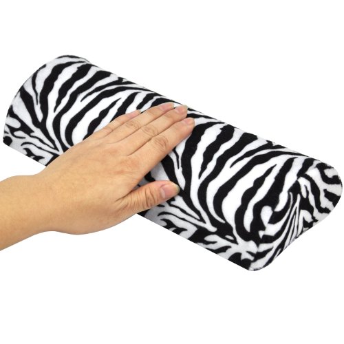 TRIXES Nail Salon Manicure Pedicure Cushion Zebra Pattern Handrest