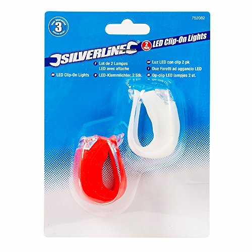Silverline 752082 LED-Klemmlichter, 2er-Pckg. - 4