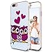 Produktbild Conie PC1940 Picture Case Kompatibel mit iPhone 7/8 Plus, Rückschale mit Motiven Silikon TPU Backcover für iPhone 7 Plus iPhone 8 Plus Bumper Motiv Eule 3