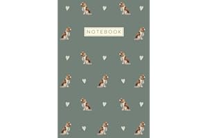 Cavalier King Charles Spaniel Notebook: Cute Aesthetic Lined Journal for Cavalier King Charles Spaniel Dog Lovers & Owners | Green Cover