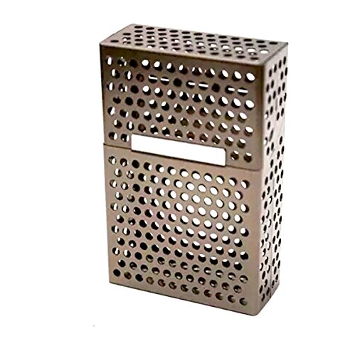 Preisvergleich Produktbild Zigarettenetui Alu gelocht BRONZE Zigarettenbox Gr. L keine Schockbilder mehr!