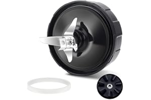 FEILIFAN Per Ninja Blender Blade Parti Ricambio 7 Pinne Compatibile Nutri Ninja Auto iQ BL450-30 BL642-30 BL482-30 BL682-30 SS401 Guarnizioni Gomma Silicone Anello Guarnizione Mixer Attaccamento, Aggiornato