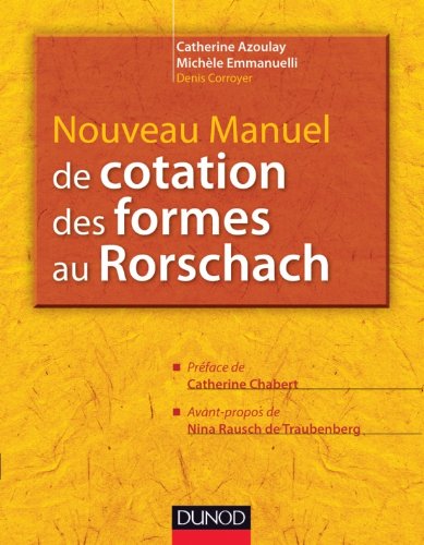 Download Nouveau manuel de cotation des formes au Rorschach Download Nouveau manuel de cotation des formes au Rorschach
