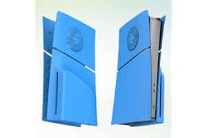 JMNDMI Coque de protection de rechange pour console PS5 Slim (version disque bleu ciel)