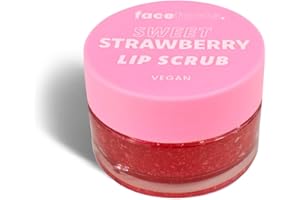 Face Facts Candied Sweet Strawberry Lip Scrub| Soften + Smooth Dry Lips| 10g