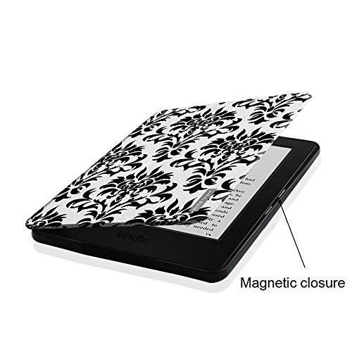Kindle (7.Gen 2014 Modell) Hülle Case – Fintie Ultra Slim Lightweight Schutzhülle Tasche Etui Cover – Die dünnste und leichteste Hülle für Amazon Kindle (nur geeignet für Kindle 2014 Modell mit Touchscreen), Gotik - 6