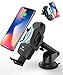 Price comparison product image Wireless Car Charger, Qi Fast Wireless Car Phone Charger [Air Vent Mount] [Suction Cup] Holder for iPhone X/8/8 Plus, for Samsung S9/S9+/S8/S8+/S7/S7 Edge/S6 Edge+/Note 5/Note 8 and All Qi Enabled Smartphones, Wireless Car Charger Black