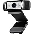 Logitech C930-E Business Webcam, Full HD 1080p/30fps Video Calling, Light Correction, Autofocus, 4X Zoom, Privacy Shade, Works with Skype Business, WebEx, Lync, Cisco, PC/Mac/Laptop/Macbook/Chrome