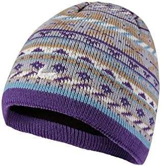 Meadow Beanie Grey/Purple