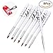 Nail Art Dotting Brushes,UV Gel Carving Designing Drawing Painting Detailing Embossing Liquid Powder DIY Brushes Kit