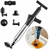 Profesyonel, y&uuml;ksek basın&ccedil;lı boru piston, tıkalı tuvalet ve lavabo pompası,