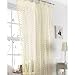 Cream / Gold Voile Curtain