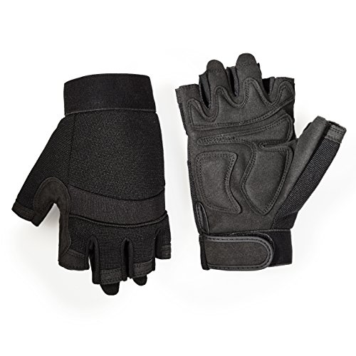 Lumaland Profi Fitnesshandschuhe Schwarz in verschiedenen Größen - 5