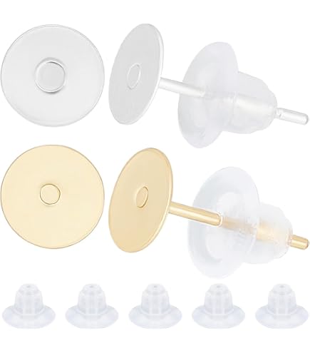 Taffstyle Orecchini A Perno In Acciaio Inox 316L Con Ancora - Colori: Argento, Oro, Oro Rosa
