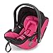 Produktbild Kiddy 41920EV052 Evolution Pro 2 Babyschale, patentierte KLF-Liegefunktion, Isofix-fähig, Gruppe 0+ (0-13 kg, Geburt-ca. 15 Monate), Pink