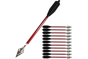 biubiusot Crossbow Bolts Arrows Aluminium 6.7" for 50-80lbs Pistol Archery Shooting Hunting 12pcs
