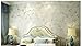 Produktbild LongYu 3D Non-Woven co-Pressure Wallpaper Garten warme Blumen Schlafzimmer Wohnzimmer kinderzimmer hintergrundwand American Wallpaper kaufen Drei erhalten Ein (Color : Gray Goose Yellow)