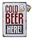 Produktbild Blechschild Vintage Nicht verblassend Metallschilder Retro 20x30cm Poster Wandkunst Dekoration FÜR Cafe Bar Restaurant Kneipe, Bier Serie