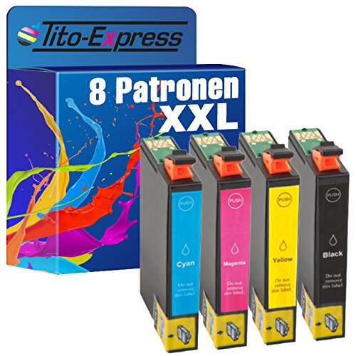 PlatinumSerie® 8 Patronen XL kompatibel für Epson 29XL TE2991-TE2994 Expression Home XP-332 XP-335 XP-340 Series XP-342 XP-345