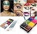 LuckyFine Face&Body Paint Oil Painting 12Color Art Makeup Set Halloween Party Fancy Dress +4 x Brushes
