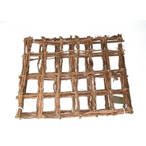 Mammutgeflecht natur 100 x 50 cm - Kletternetz für Chamäleons - Inhalt 0,5 qm / Grundpreis 15,80 €/qm