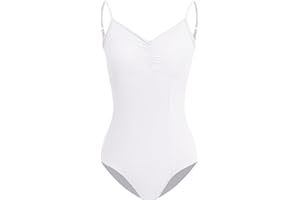 ZYXWVU Maillot Danza Ballet sin Mangas Leotardos Gimnasia Ritmica para Mujer