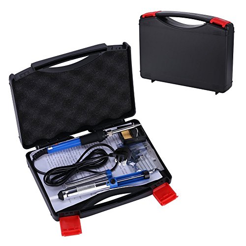 GHB Lötkolben 6 in 1 Lötset 60W 200-450°C Einstellbare Temperatur mit Koffer - 9