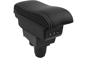 OYHCM Apoyabrazos Para Dacia Duster II 2018-2023 Apoyabrazos Coche Consola Reposabrazos Central Tapizado Caja Almacenamiento