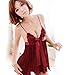 Wawoo®Hot Sexy Plus Size Linerie Set 5XL Push Up Lace Halter Dress 2 Piece