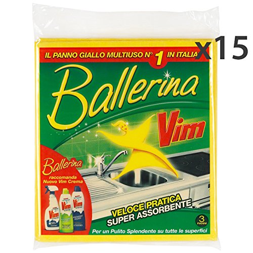 Preisvergleich Produktbild Set 15 Ballerina Allzwecktuch * 3 Stück Werkzeug Reinigung