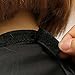 BeToper Man Bathroom Apron Black Beard Care Trimmer Hair Shave Apron for Man Waterproof Floral Cloth Household Cleaning Protections (Black)