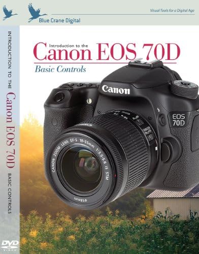 Blue Crane Digital zBC157 Introduction To Canon EOS 70D: Basic Controls (White)