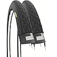 ECOVELO 2 Tyres 700x35C Folding Clincher 37-622 for CycleCross Cross Country Gravel Bike Adult Hybrid