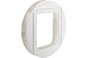 Sure Petcare SureFlap Pet Door Mounting Adaptor, Install in Glass Doors and Windows, Pack of 1, White