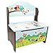 Fantasy Fields by Teamson Enchanted Woodland Childrens Wooden Toy Box Tidy Storage Bench Seat TD-11734A