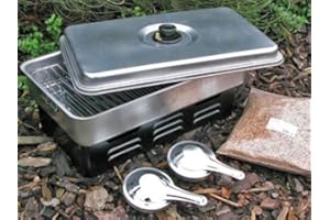 FFT Outdoor Smoker Oven - Outdoor fish Meat Smoker Camping BBQ Fishing FREE WOOD CHIPS