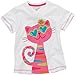 Animal Crazy Girls Cute Cat Short Sleeved T-Shirt - White - 12/18 Months