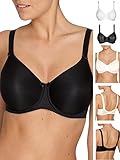 Prima Donna Womens Satin Seamless Non Padded Bra 18% Polyester 24% Elastane 58% Polyamide Non-Padded Underwired Beige