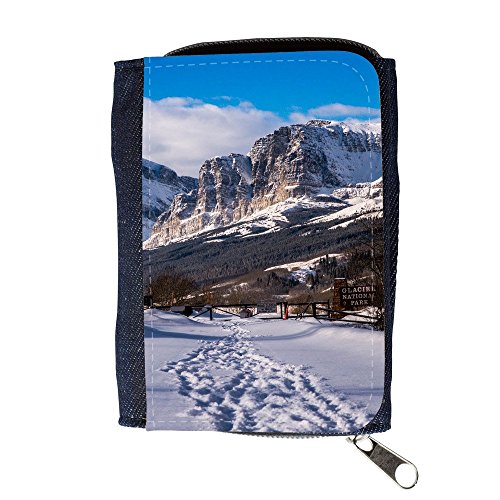 Preisvergleich Produktbild Portemonnaie Geldbörse Brieftasche / / F00001844 Glacier Nationalpark gnp / / Purse Wallet