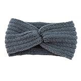 LCLrute Vrouwen Lady Warm Breien Oor WOL Haarband Meisjes Brede Hoofdband Tulband Haaraccessoires Handgemaakte Gift (G)