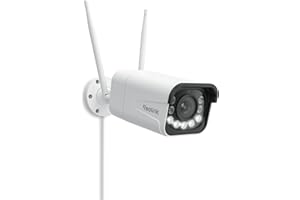 Reolink 4K 8MP Wi-Fi 6 Überwachungskamera Aussen mit 5X Optischem Zoom, Reibungsloser Fernzugriff mit H.265-Aufzeichnung, Farbnachtsicht, Intelligente Erkennung, 2-Wege-Audio, IP67, RLC-811WA