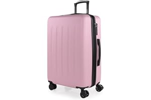 SKPAT - Valigia Media da Viaggio Rigide. Trolley Medio con 4 Ruote. Materiale ABS Valigia Media Rigida in Offerta Resistente e Super Leggero - Valigia 20 kg Lucchetto TSA 175160, Rosa