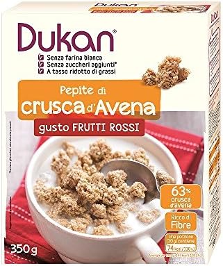 Nuggets Dukan Oat Bran D'Ai Red Fruits 350g