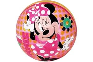 Disney Minnie Mouse Pallone Bioball per Pallamano Mare Spiaggia Giardino 17 cm