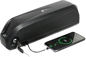 WALLEN POWER (DE Warehouse) Batería de Bicicleta eléctrica de 36V 48V 52V, 13AH Batería de E-Bike batería de Iones de Litio para Bicicleta Eléctrica con Cargador, para Motor de 1000w 750w 500w 350w 250w