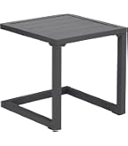 URBN GARDEN Table Basse Extérieur Plastique 40x60 Cm Cappuccino